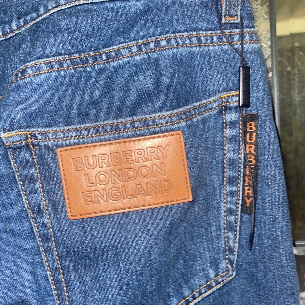 Burberry blue jeans